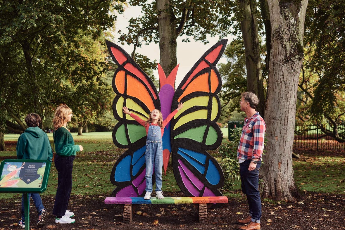 Malahide Castle and Gardens, Butterfly Bench