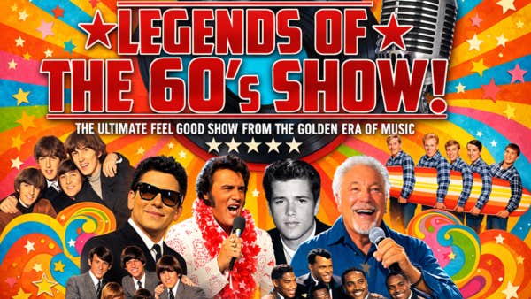 Poster for Legends of the 60s Show at UCH Limerick
