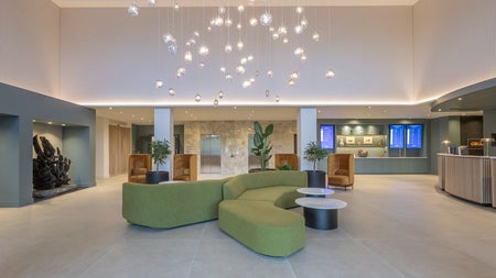 Reception area with seating