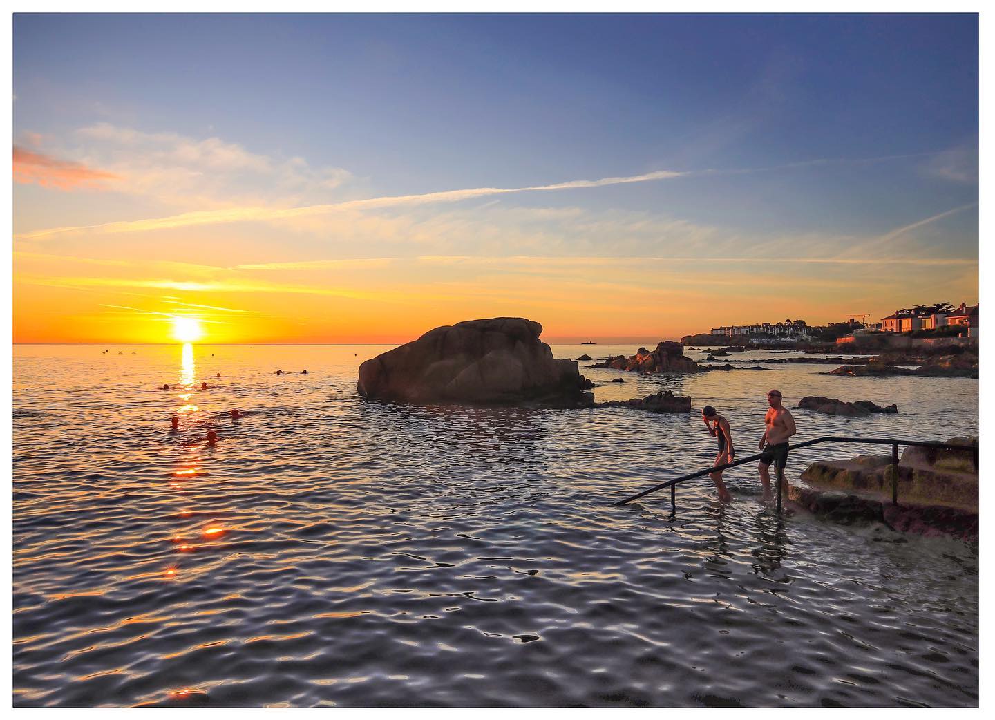 Sunrise swims at the Forty Foot