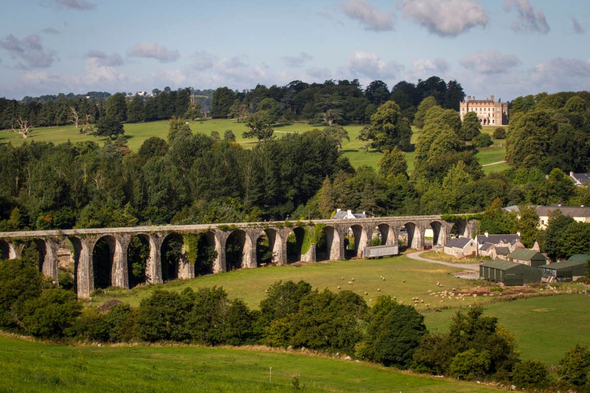 Image of a viaduct in Borris Town in County Carlow