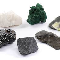 A selection of minerals from the Handling Collection
