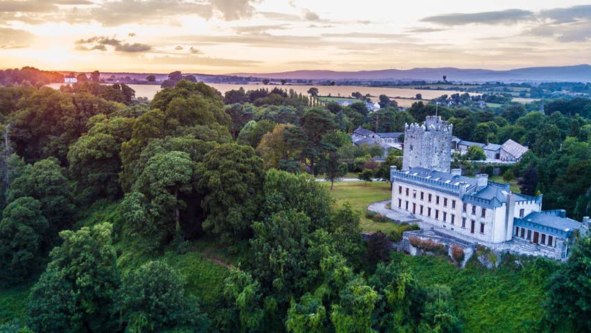 A view of Blackwater Castle and surrounding private estate