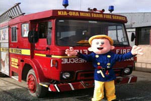 Meet Fireman Sam and take a ride in the Fire Engine