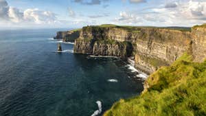 View of the coastline of Ireland