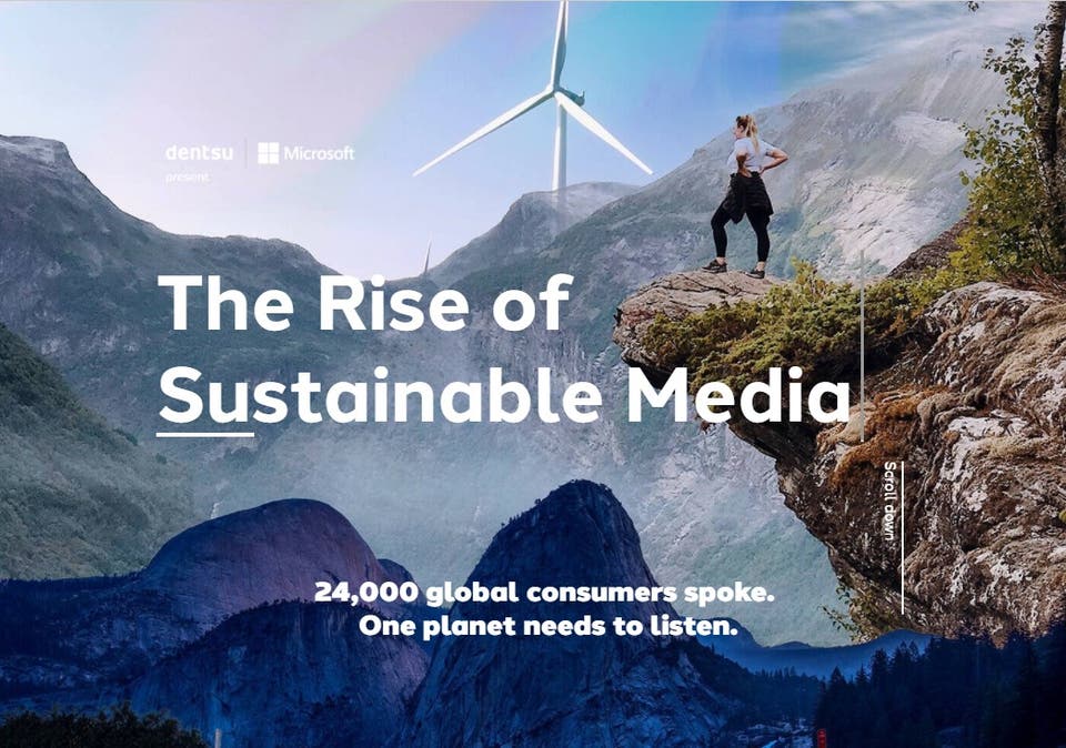 The Rise of Sustainable Media Report 2021, dentsu Switzerland