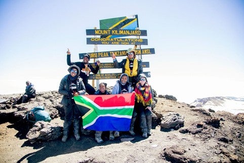 Itumeleng Mehale Completes The Climb