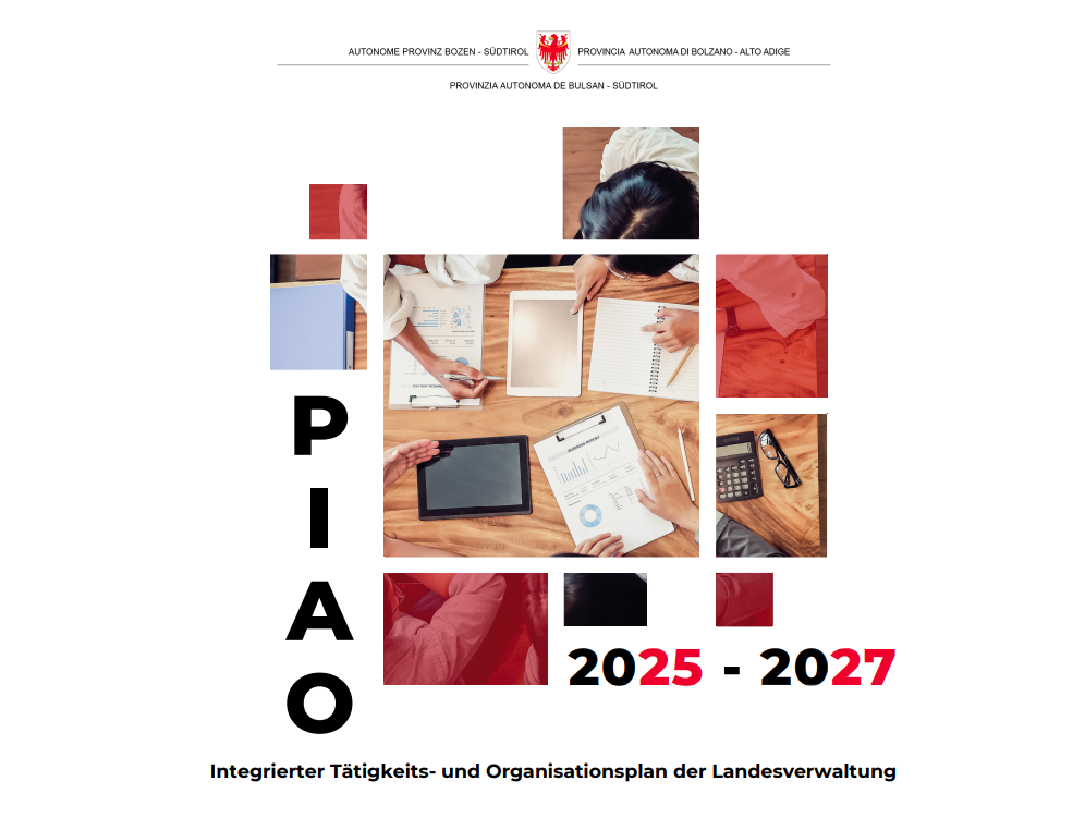 Plann integré de ativité y organisaziun dl’Aministraziun provinziala 2025-2027