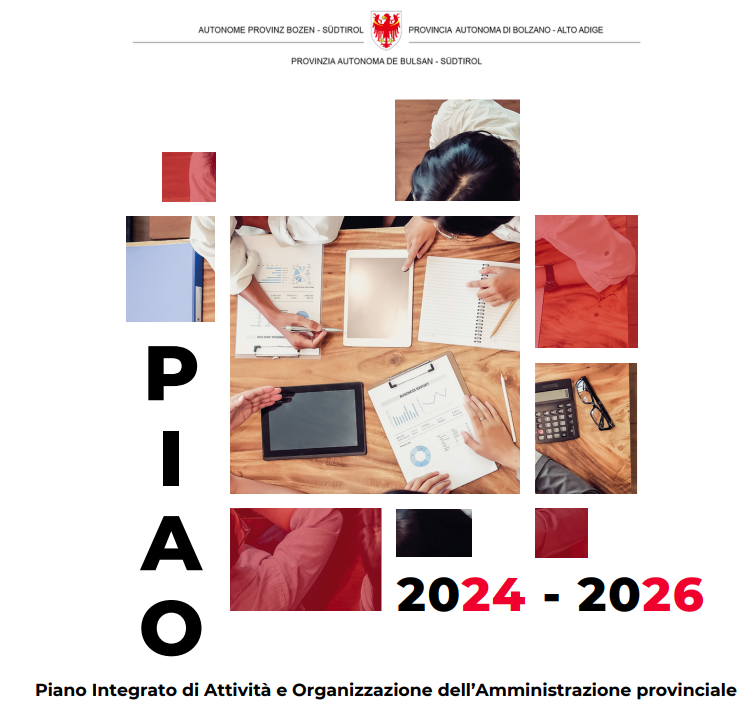 Piano Integrato di Attività e Organizzazione dell’Amministrazione provinciale 2024-2026