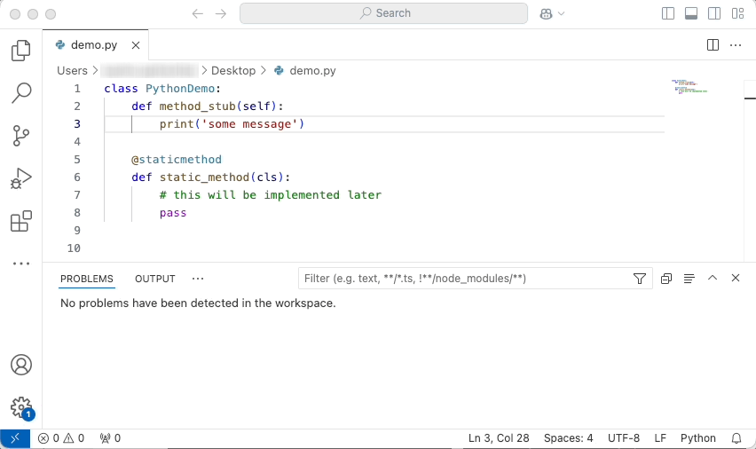 Automated code review in SonarQube for VS Code.