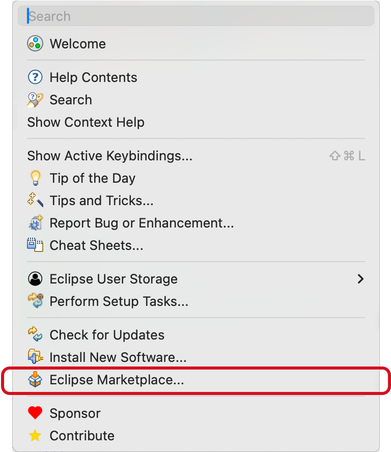 Go to Help > Eclipse Marketplace... to install SonarQube for Eclipse directly from the IDE.