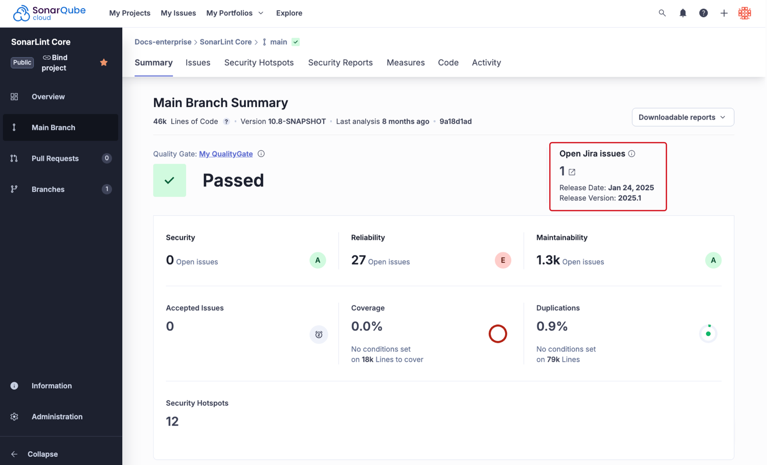 Jira widget