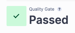 Banner when the quality gate has passed. Banner when the quality gate has passed.