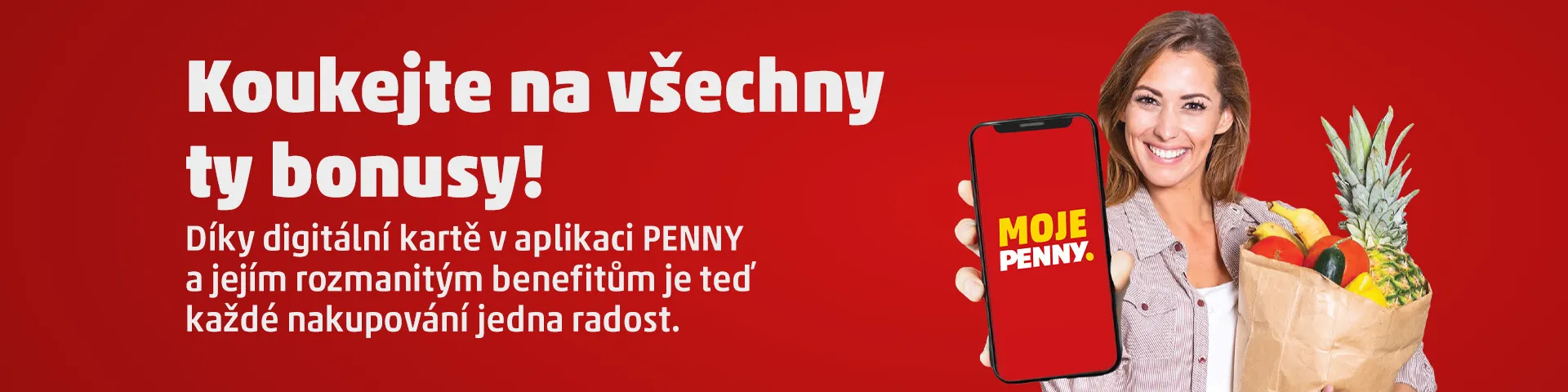 Ilustrativní obrázek k věrnostnímu programu MOJE PENNY.