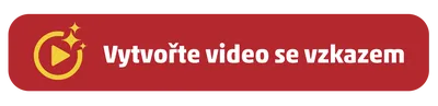 Button s textem: "Vytvořte video se vzkazem"