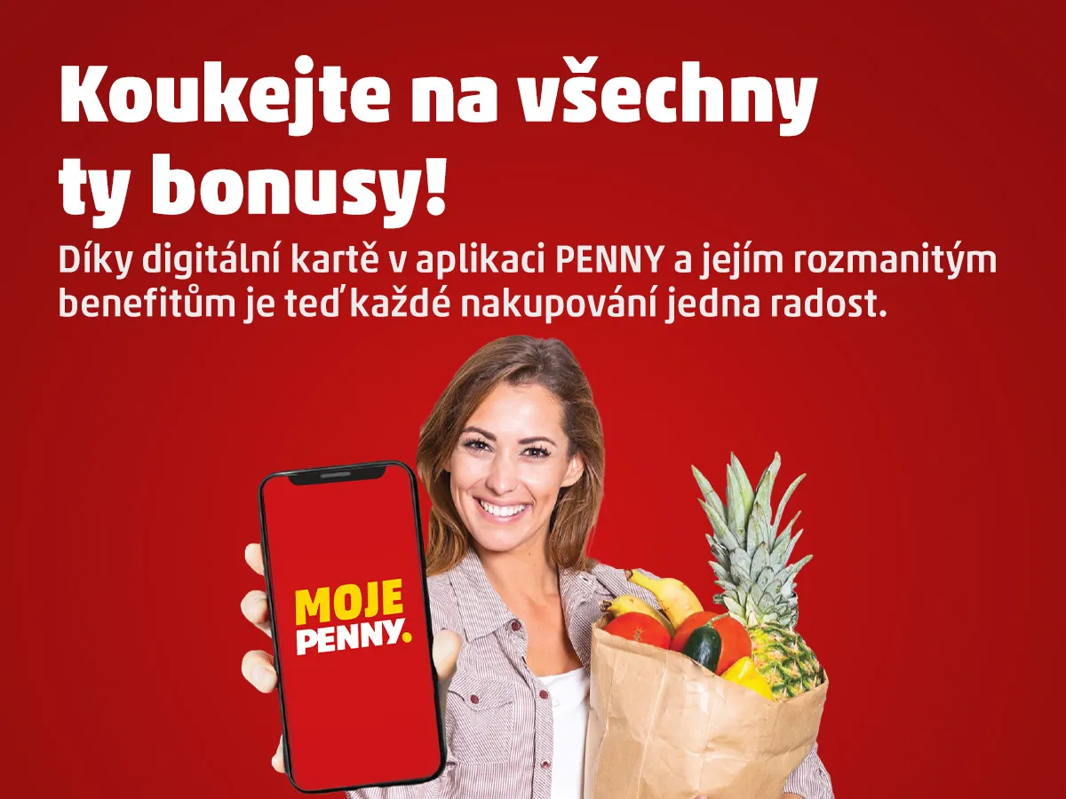 Ilustrativní obrázek k věrnostnímu programu MOJE PENNY.
