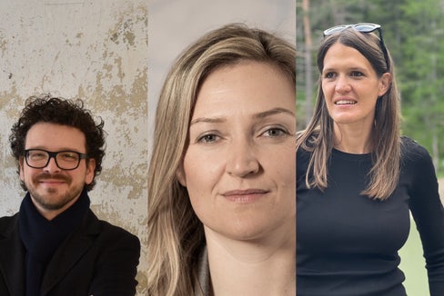 Emanuel Valentin, Elisabeth Vallazza und Katharina Moling sind die neuen Führungskräfte in drei Landesmuseen. (Foto: Sandra Mutschlechner, Marion Lafogler, Gustav Willeit)