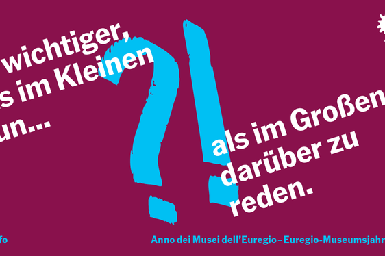 Aufkleber als kleine Aufforderungen zum Handeln (Foto: Euregio)