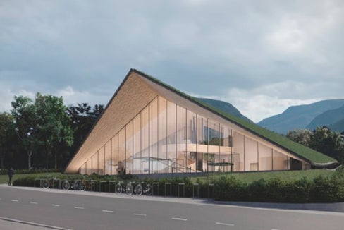 Das neue Kulturgüterdepot des Landes in Neumarkt soll ein Ort der Aufbewahrung, Restaurierung, Sammlung, Forschung und Ausstellung sein. (Rendering: Land Südtirol)