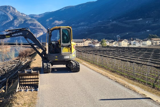 Die regelmäßige Uferpflege ist unabdingbar für den Hochwasserschutz. (Foto: Amt für Wildbachverbauung Süd)