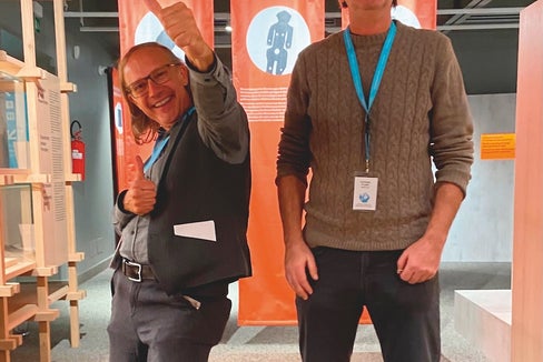 Günther Kaufmann e Andreas Putzer (Foto: Museo Archeologico)