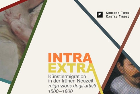 Plakatentwurf zur Ausstellung der Studentinnen Anna Erlebach und Kristina Wieser. (Grafik: Schloss Tirol)