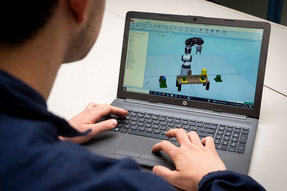 Software per la programmazione del cobot ABB