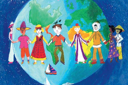 Planetarium a San Valentino in Campo: lo show interattivo “La mia casa – il nostro pianeta blu” porta i bambini nel cosmo. (Foto: Tina Acke/Planetarium Hamburg)