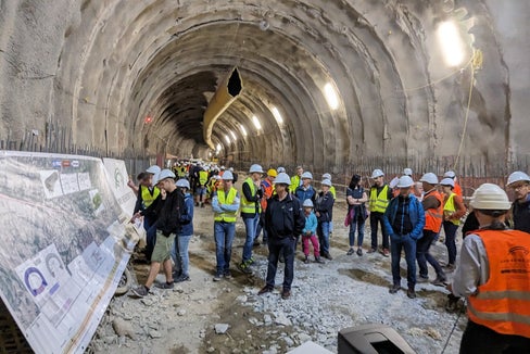Lavori in corso per la realizzazione della circonvallazione di Merano, la più lunga dell’Alto Adige (Foto: Ingo Dejaco)