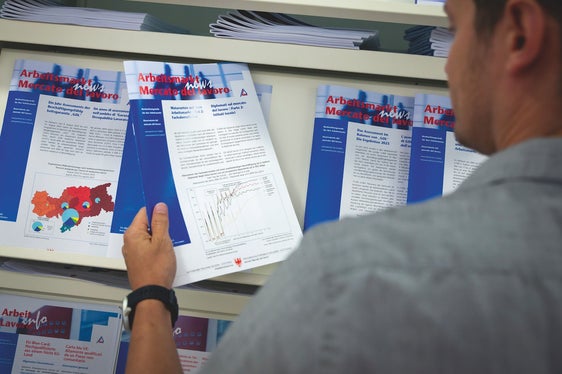 Die Arbeitsmarktbeobachtung veröffentlicht monatlich Publikationen, die die jüngsten Entwicklungen und Trends auf dem Arbeitsmarkt wiedergeben. (Foto: Fabio Brucculeri)