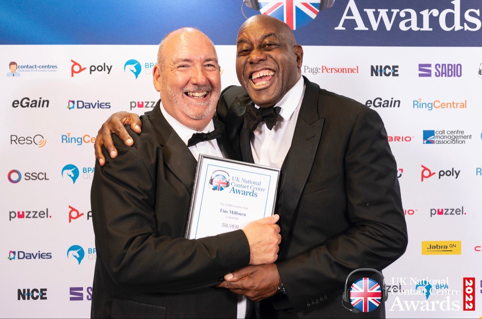Merseyflow team members celebrating their national award success