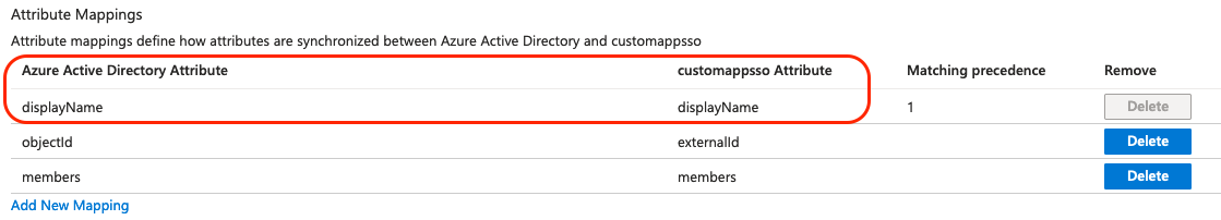 How to set up attribute mappings for groups in Azure AD