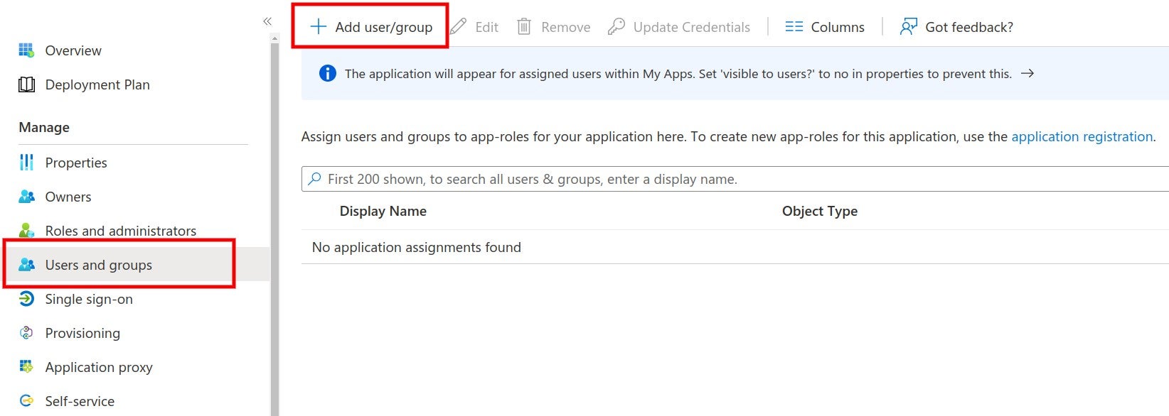 Add SonarQube users and groups when setting up your SAML authentication in Azure.