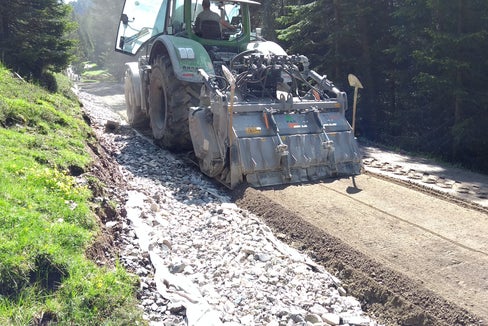 Materiale riciclato per sottofondi stradali