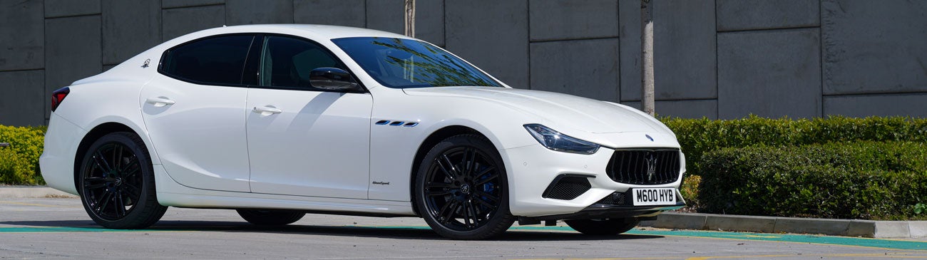 Maserati Ghibli Hybrid in white