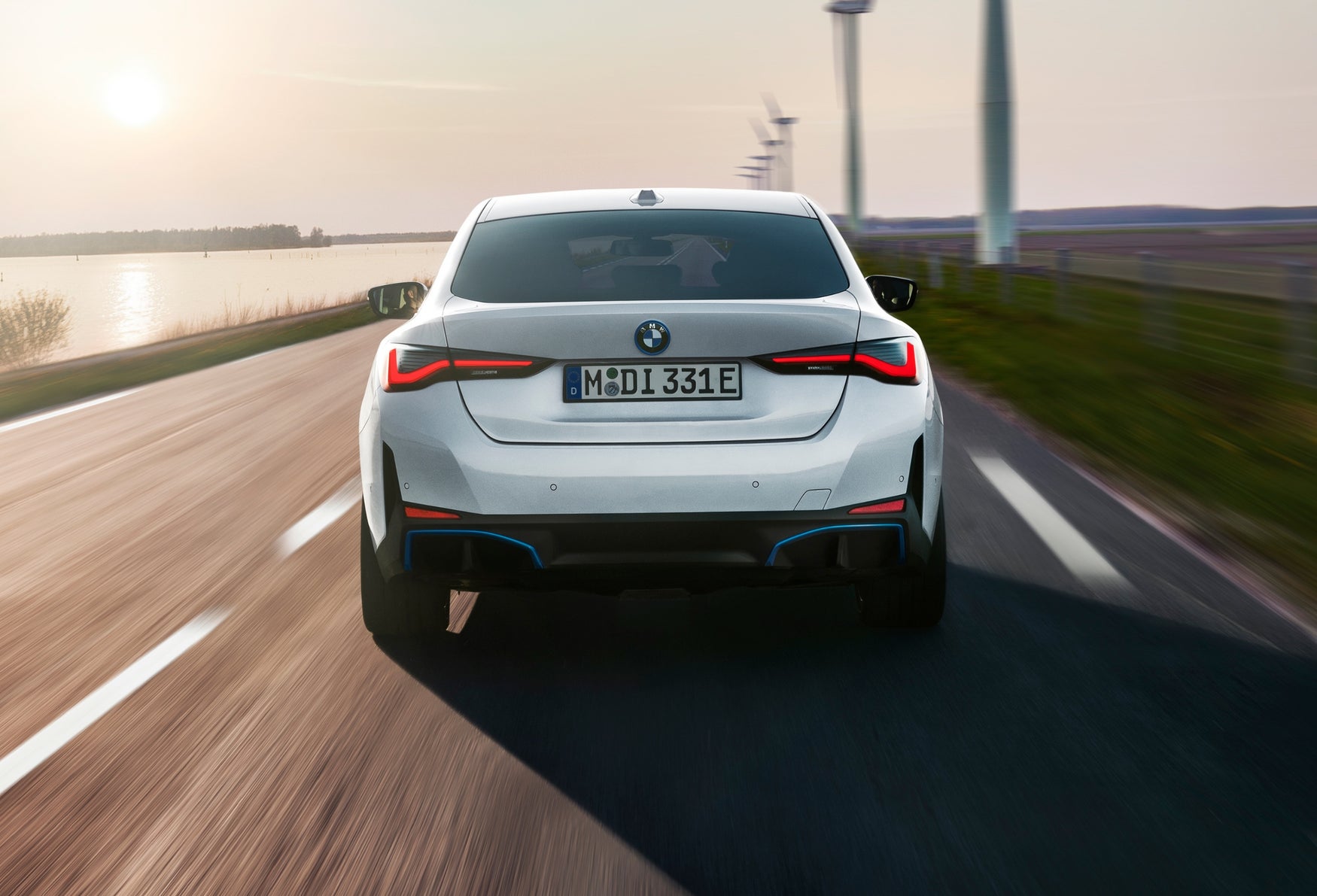 BMW i4 rear