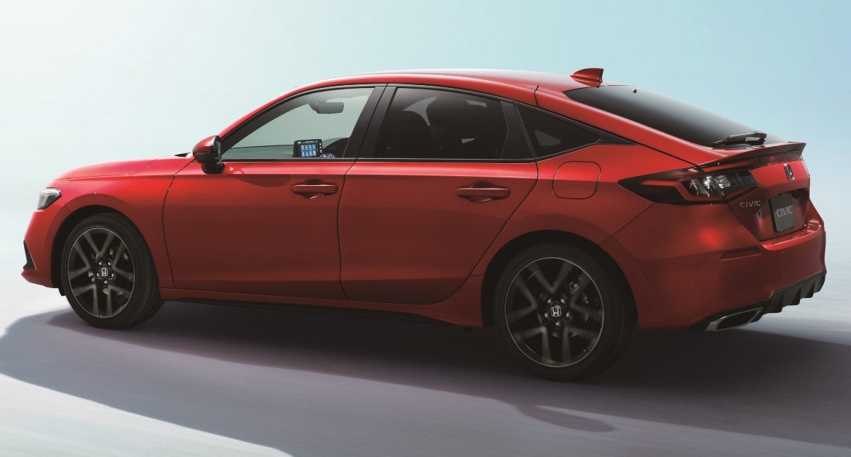 2022 Honda Civic rear-three quarter