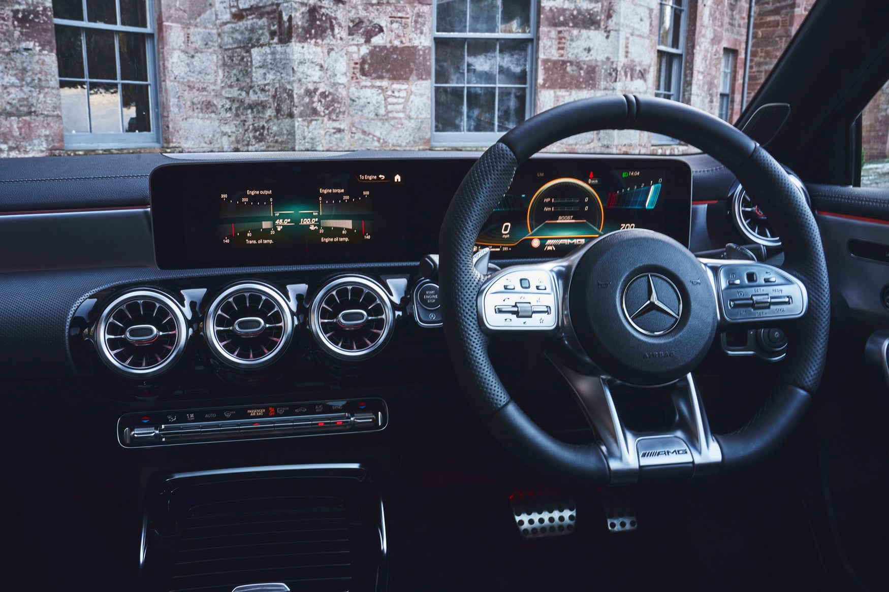 Mercedes A-Class interior dash