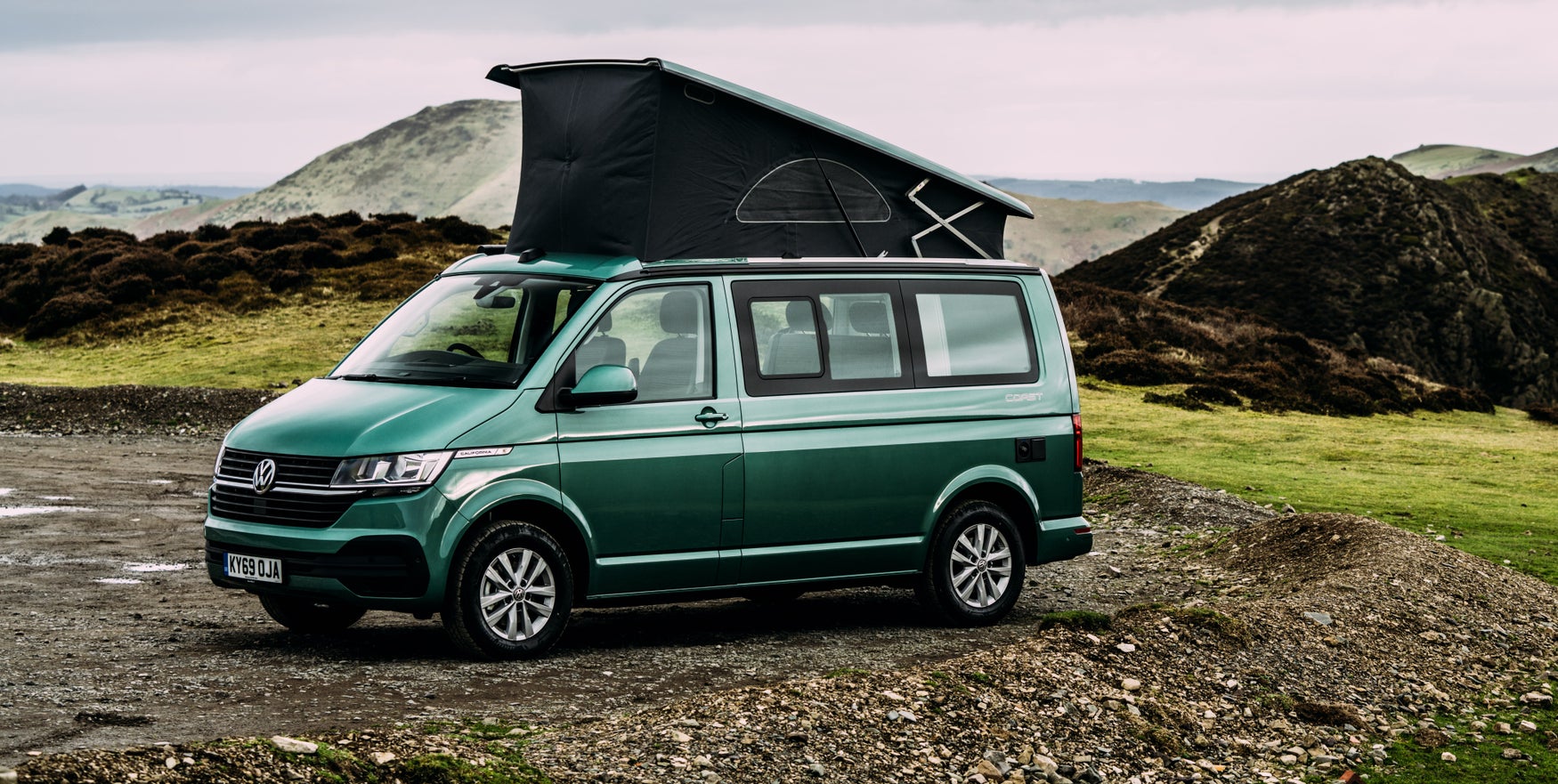 Volkswagen California roof up