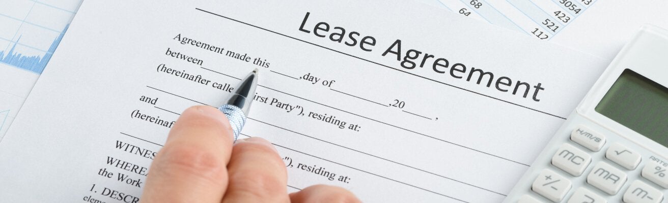 lease agreement signed