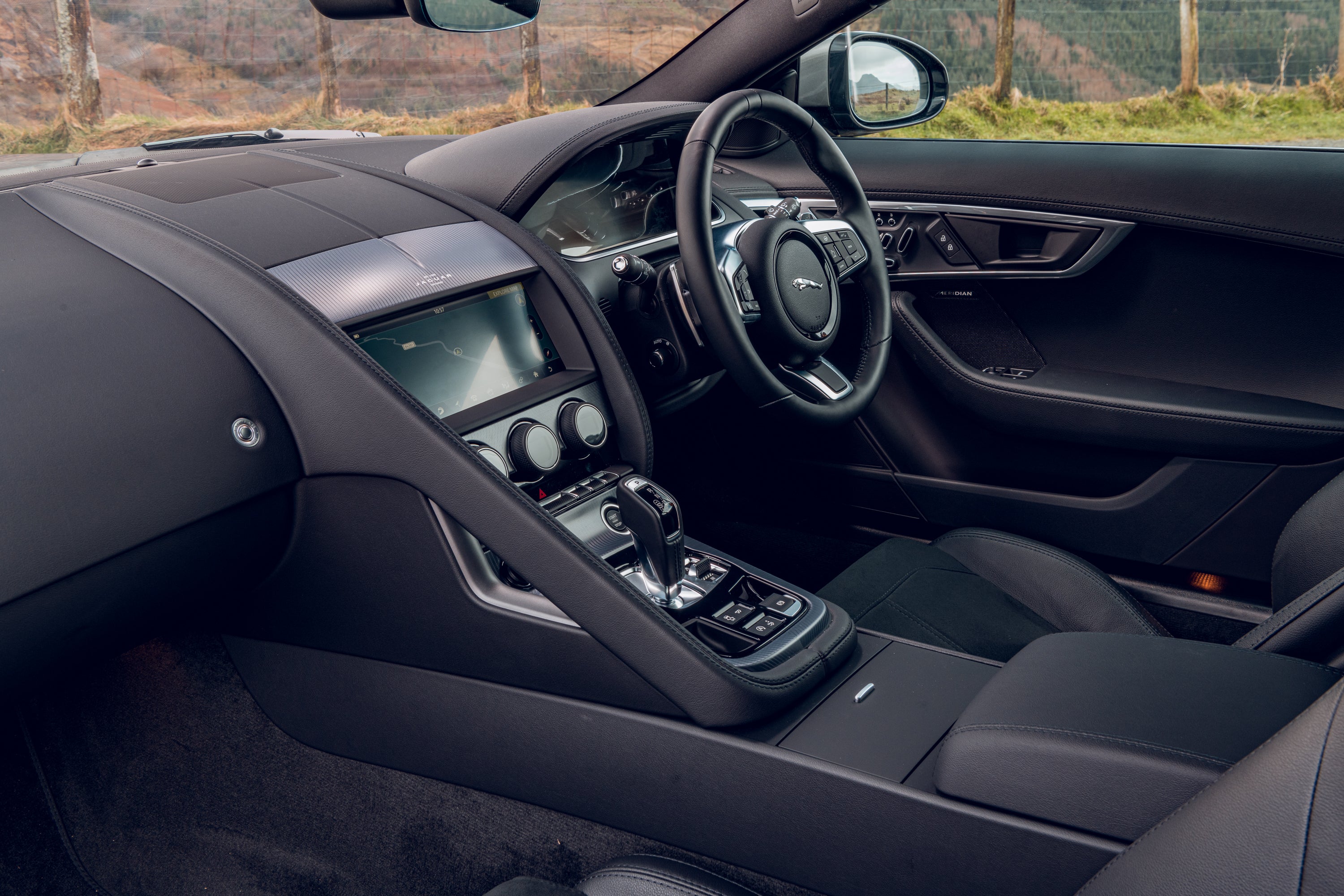 Jaguar F-Type front interior
