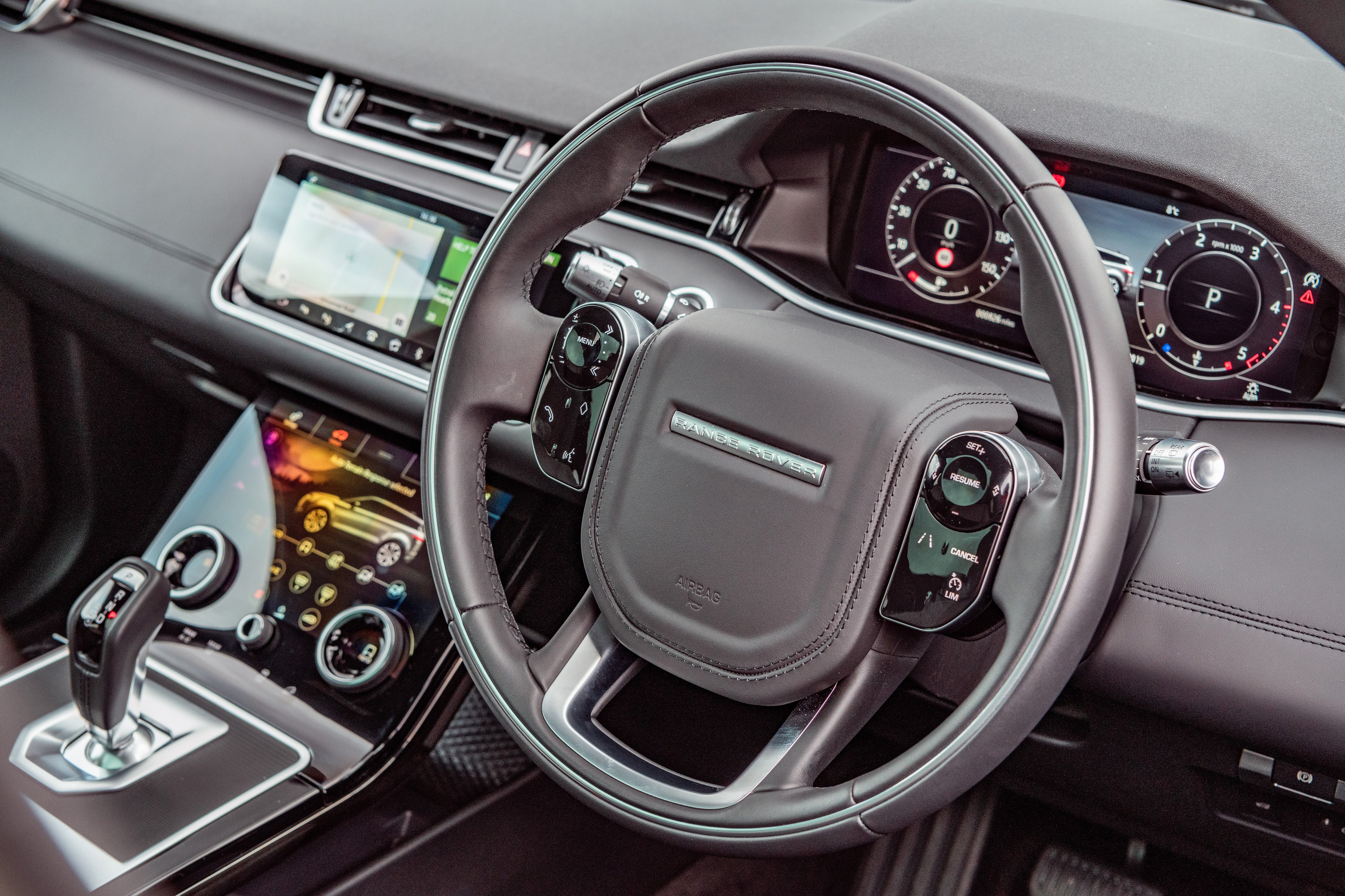 Range Rover Evoque Review 2022: front interior