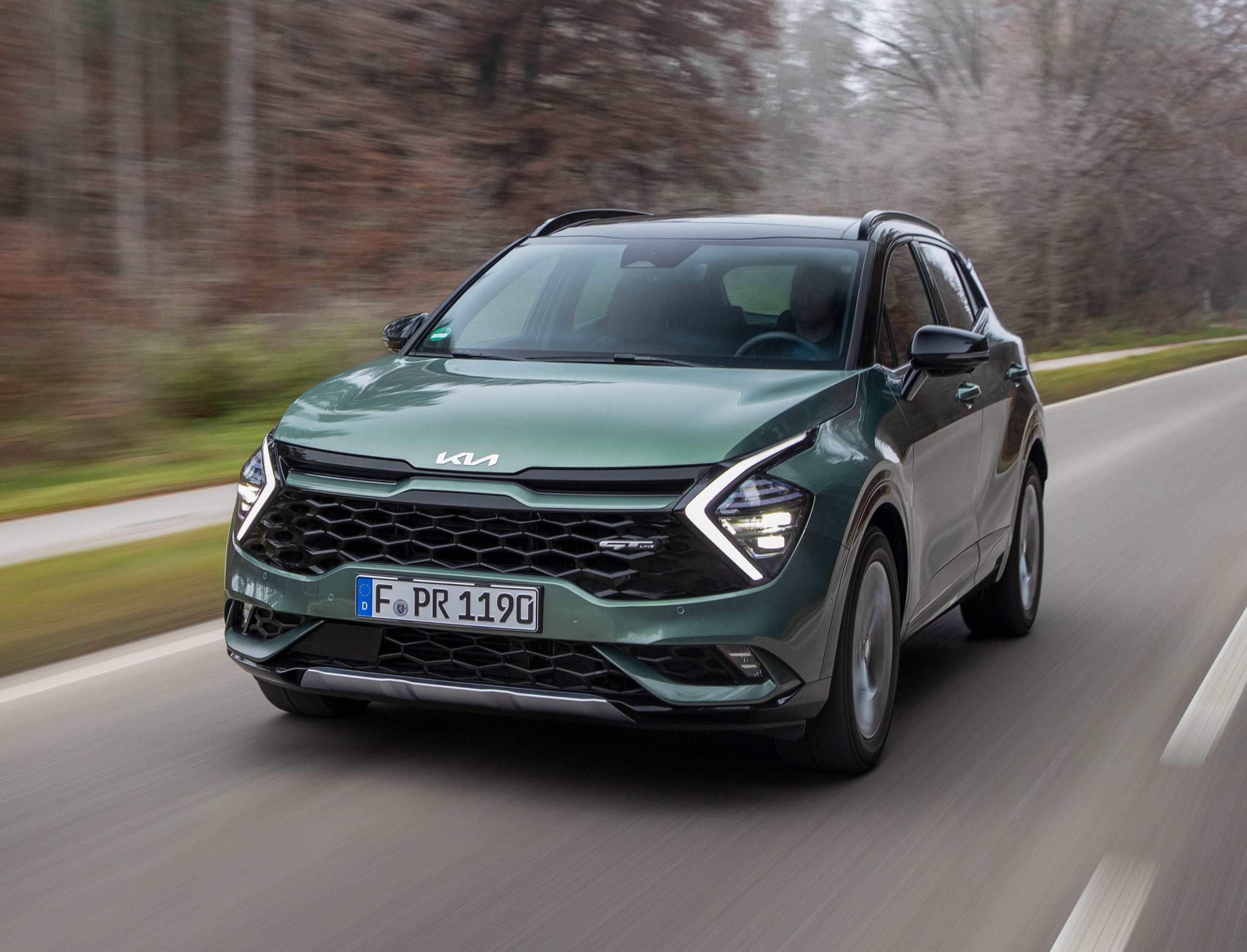 Yep, there's a Sportage under the Judge Dredd inspired styling