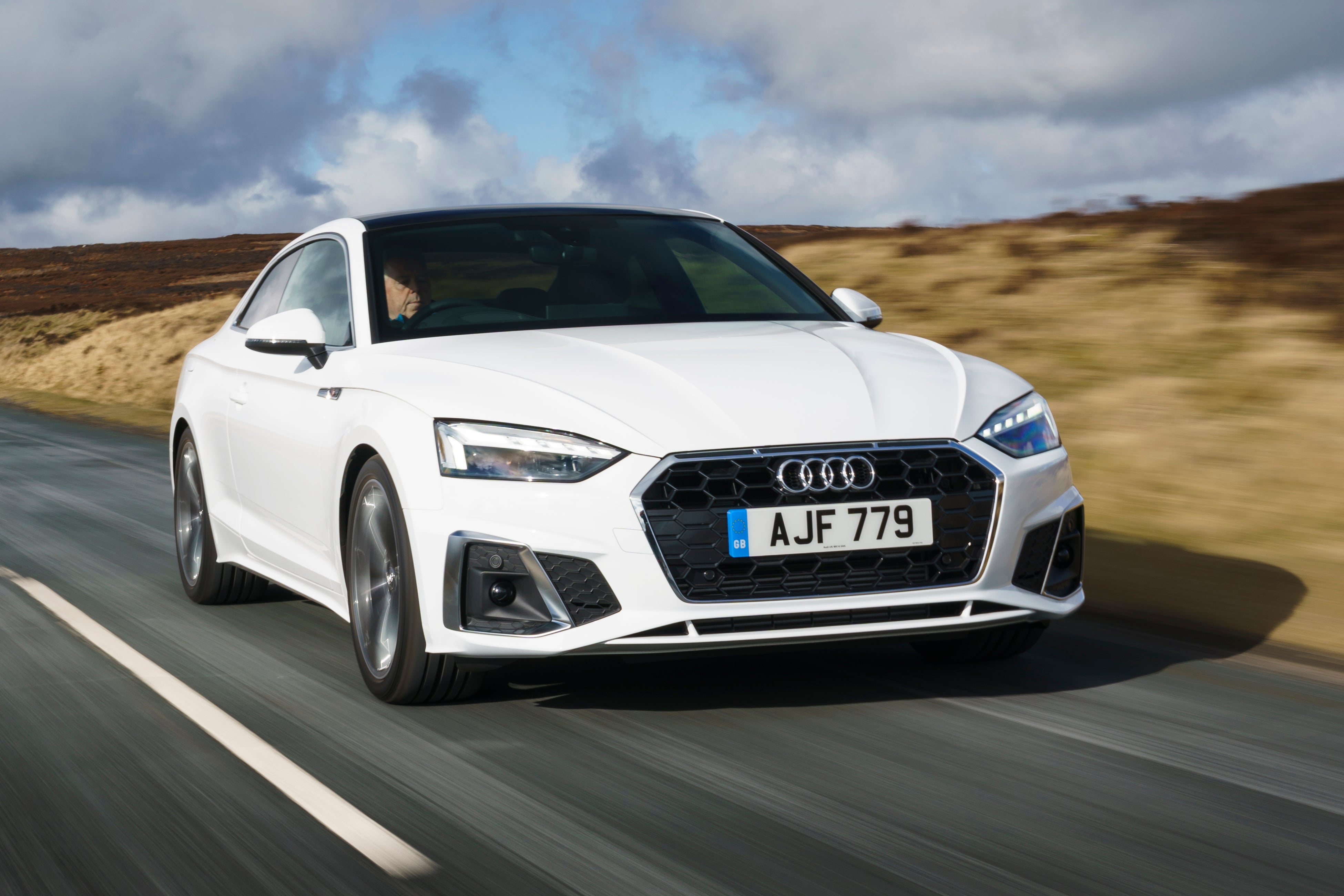 Audi A5 Review 2022: driving front-three quarter