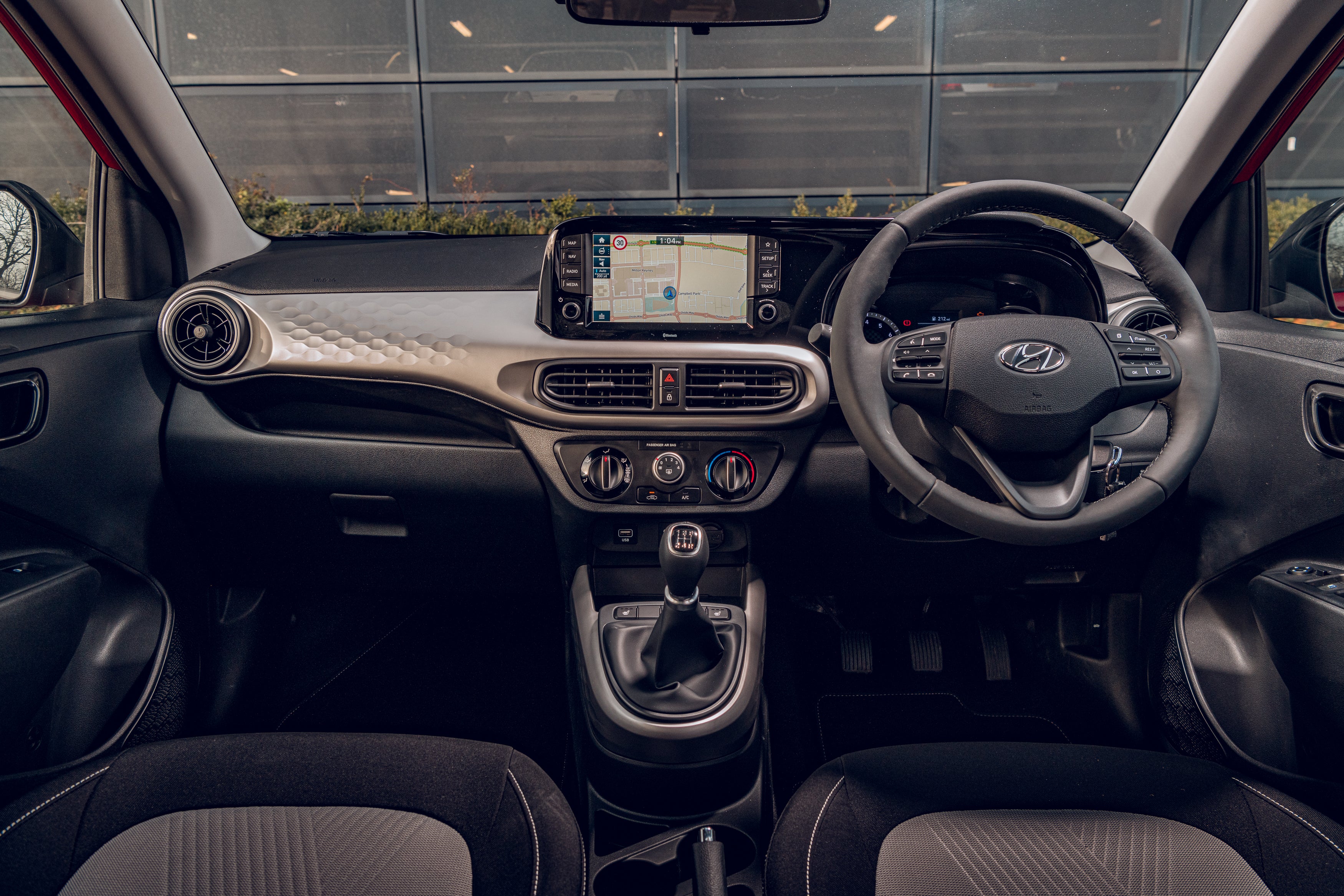 Hyundai i10 Review 2022: interior dashboard
