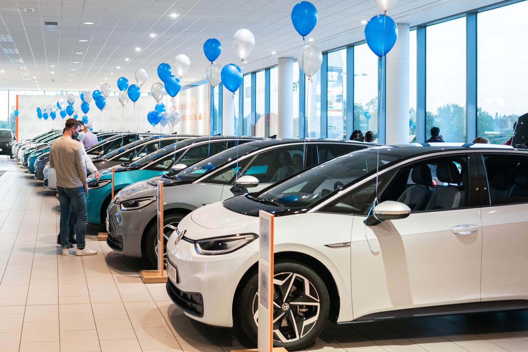 Volkswagen ID.3 in showroom