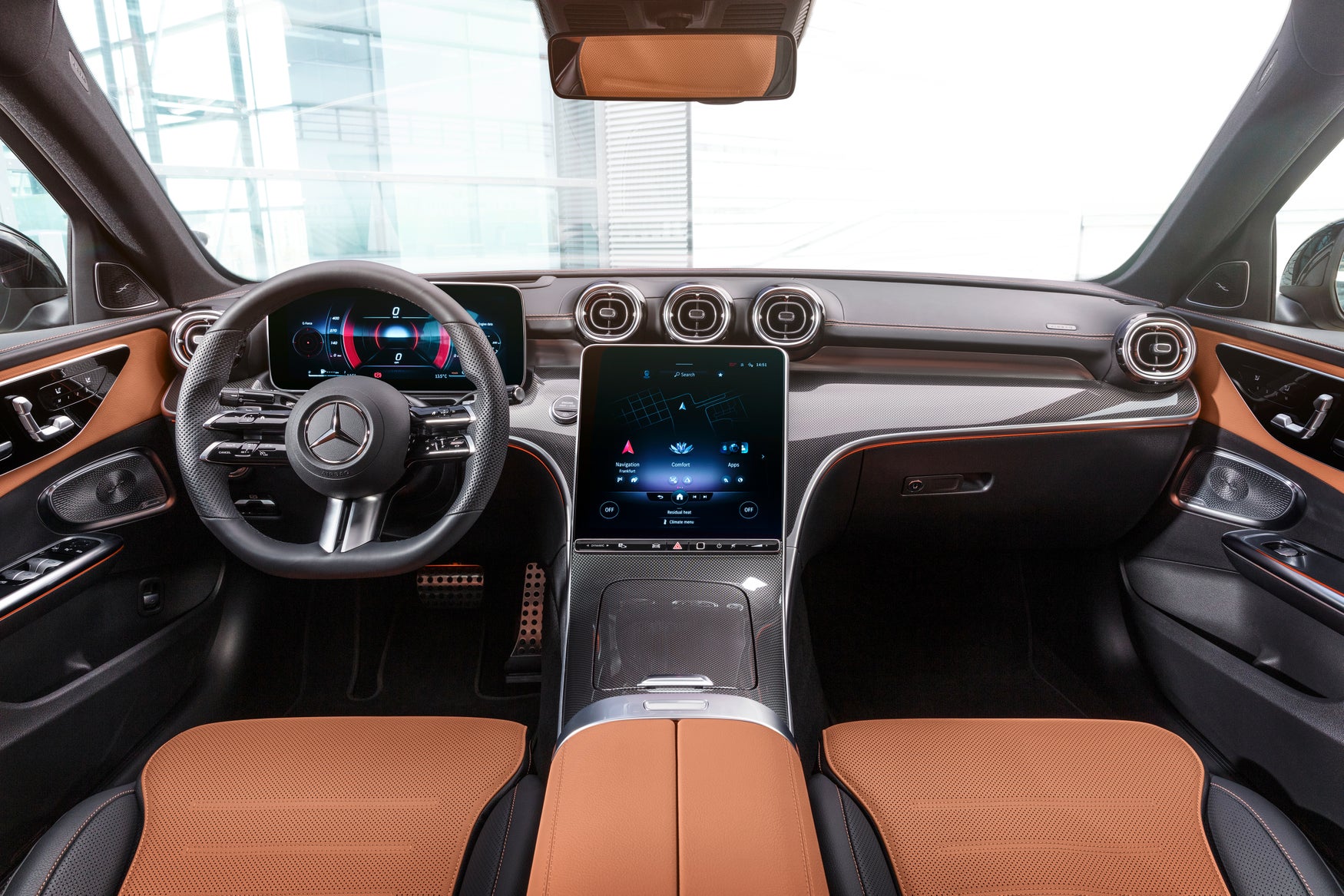 2021 Mercedes C-Class dashboard