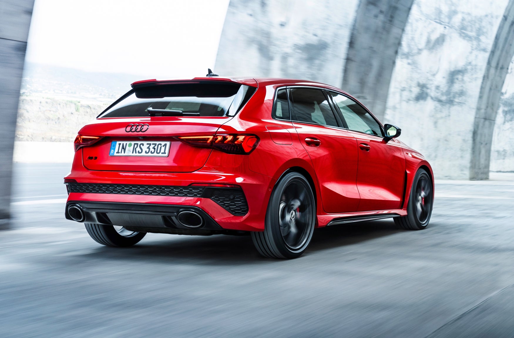 Audi RS 3 hatchback rear