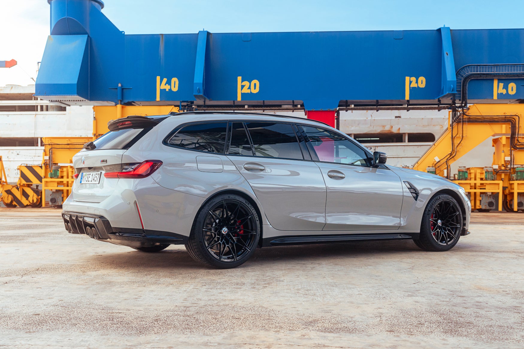 BMW M3 Touring 2022 rear side static