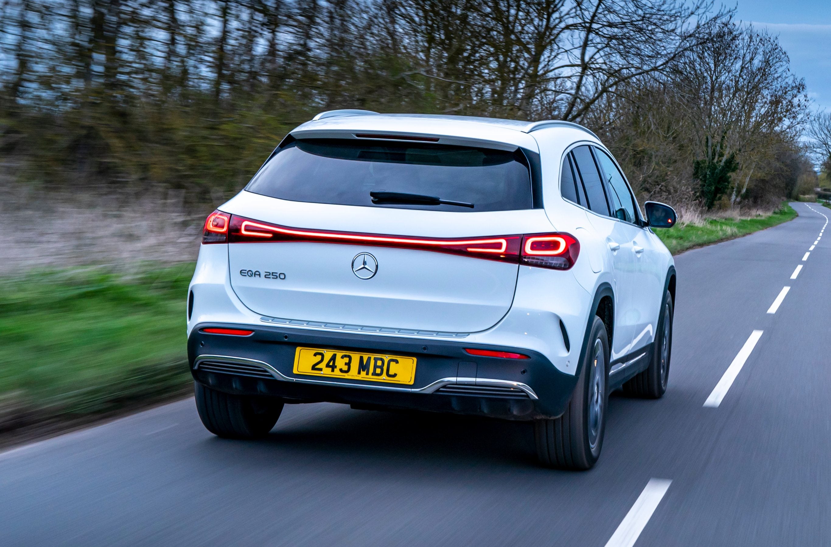 Mercedes-Benz EQA Review 2022 rear-three quarter